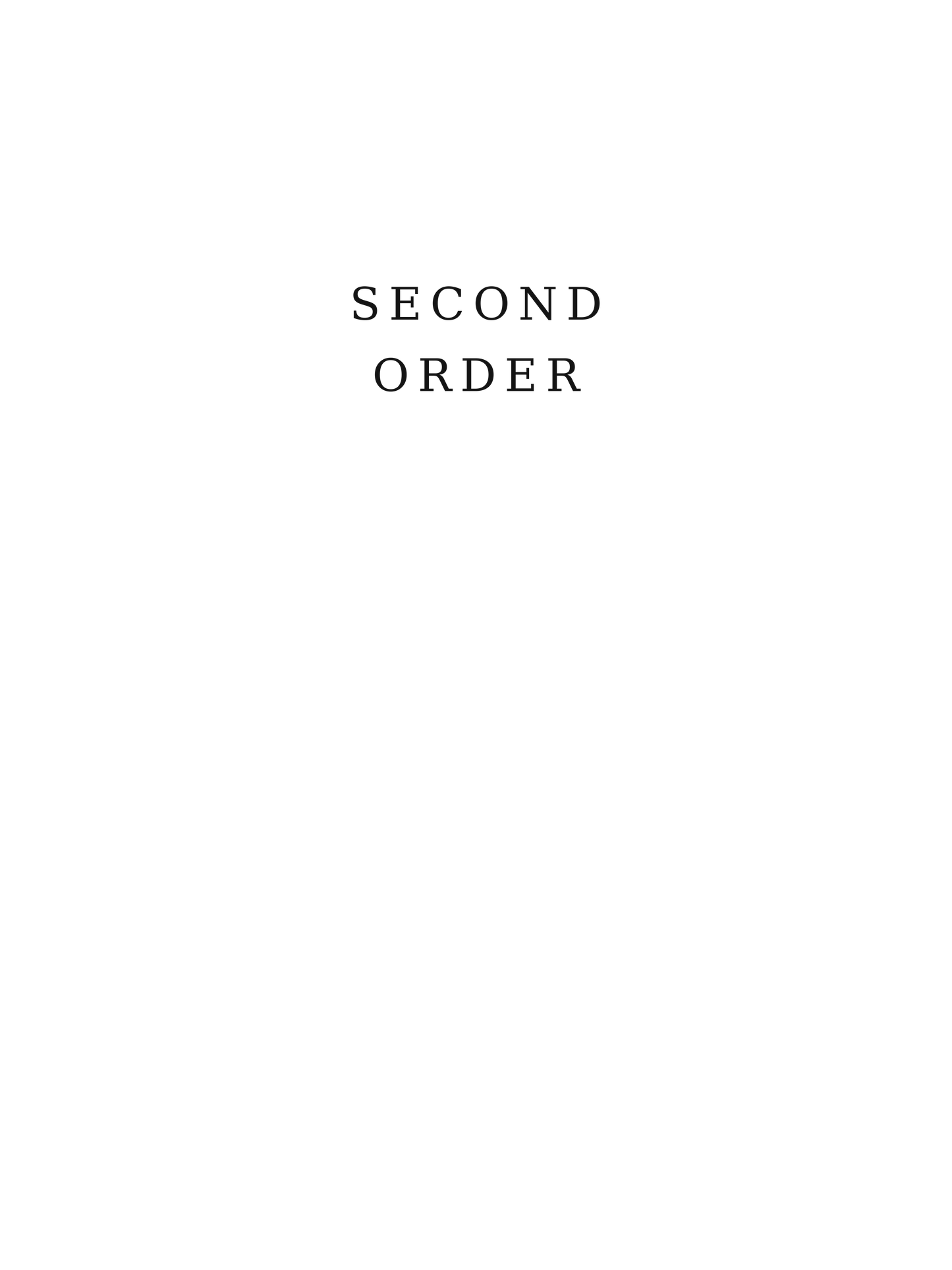 SECOND ORDER — Premium Unisex Tee