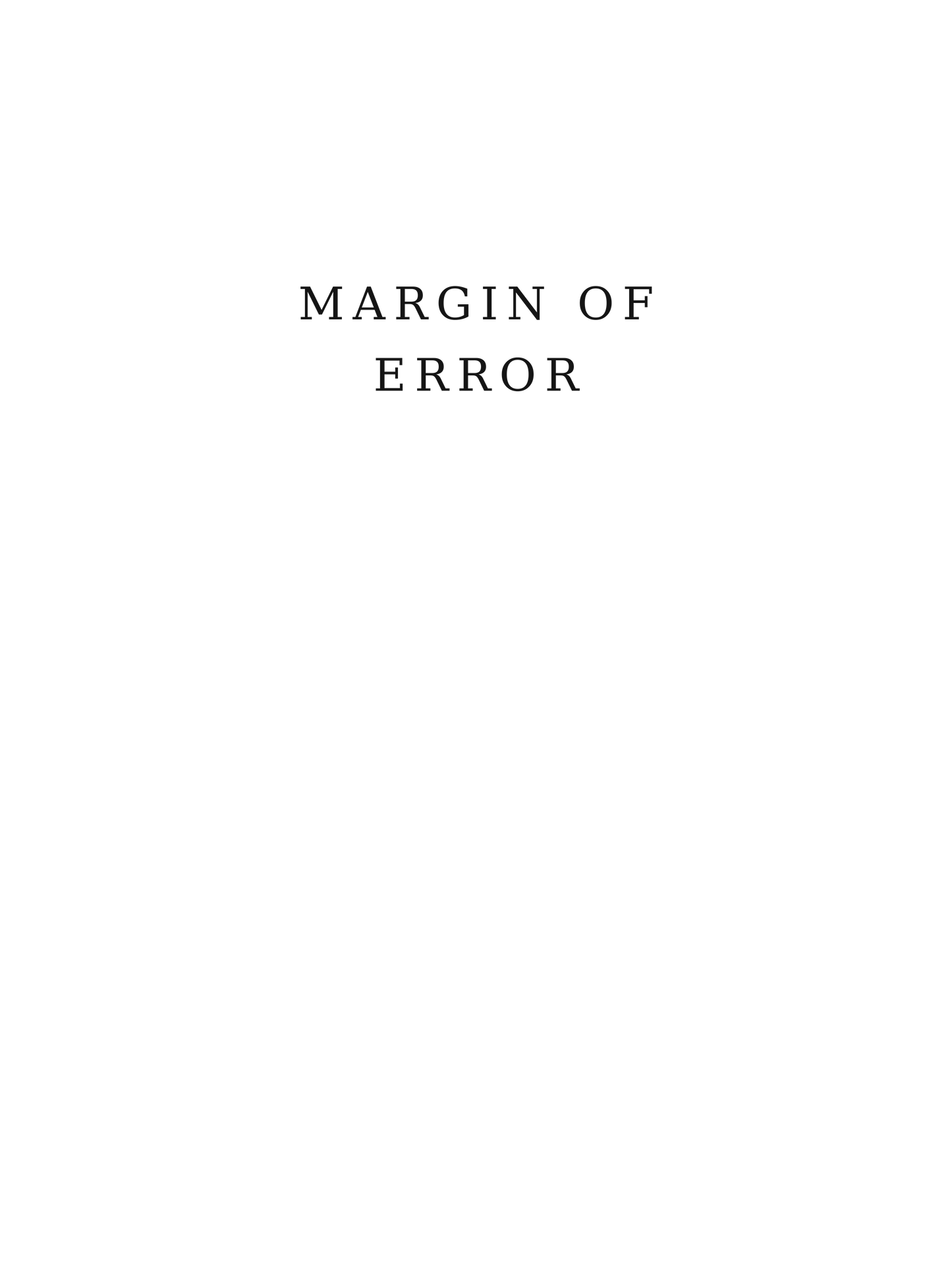 MARGIN OF ERROR — Premium Unisex Tee