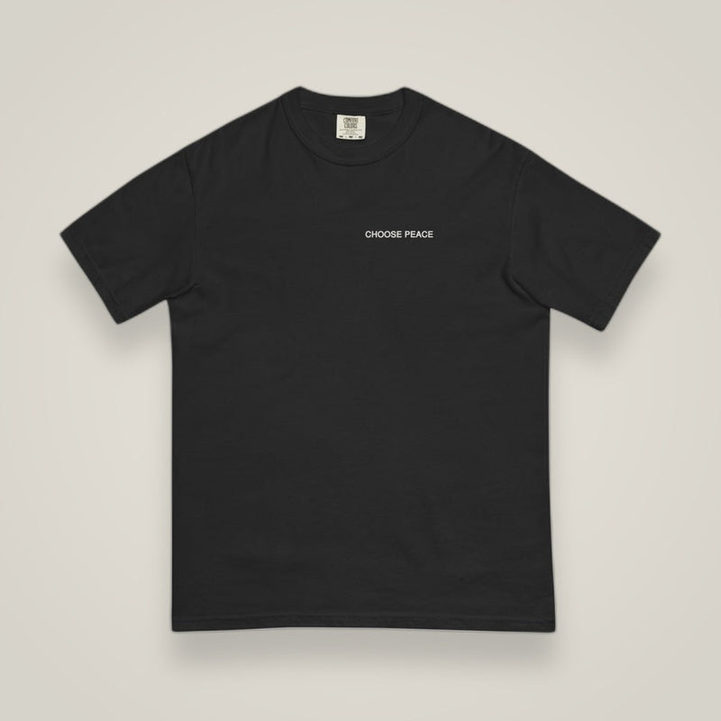 Choose Peace — Garment-Dyed Heavy Tee
