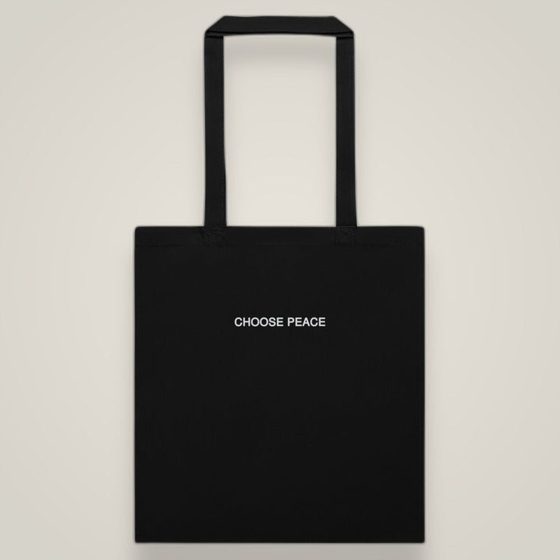 Choose Peace — Heavy Cotton Tote