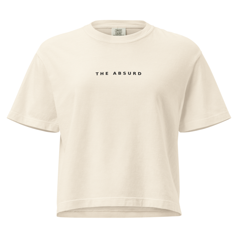 THE ABSURD — Women's Boxy Tee Ivory