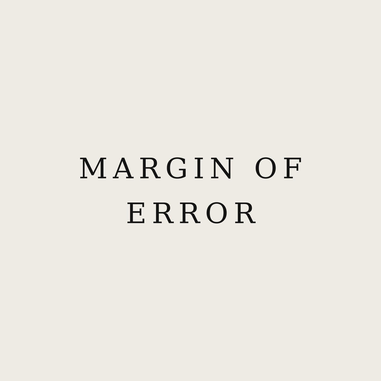 MARGIN OF ERROR — Premium Unisex Tee — print close-up