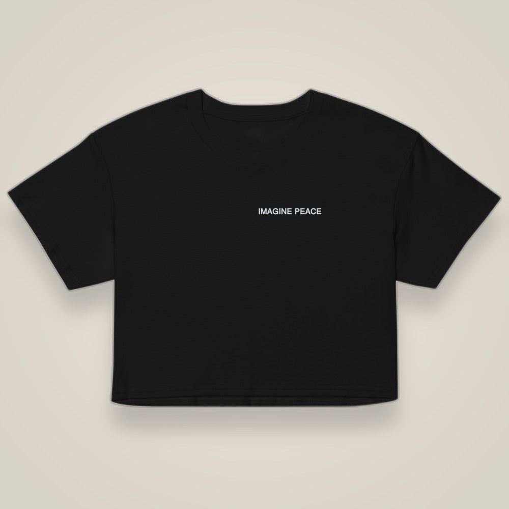 Imagine Peace — Women’s Crop Tee