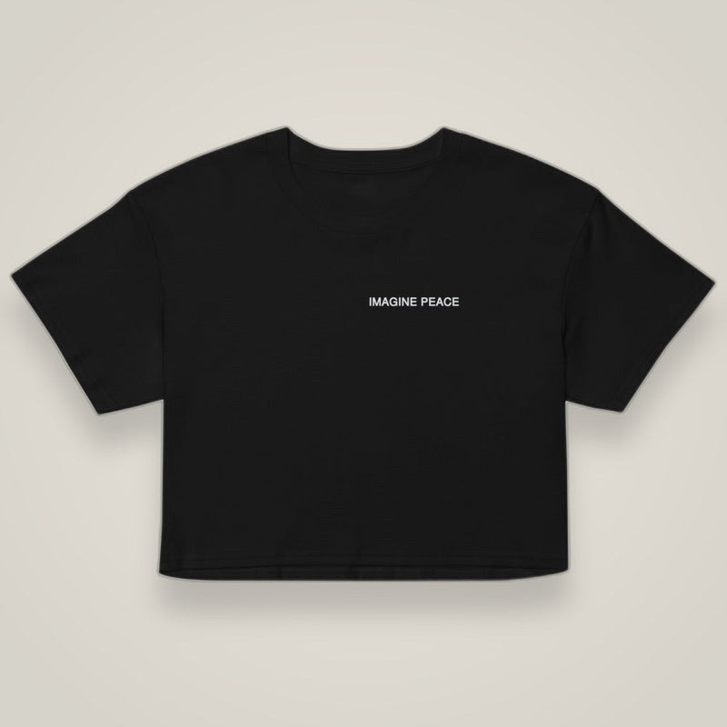 Imagine Peace — Women’s Crop Tee