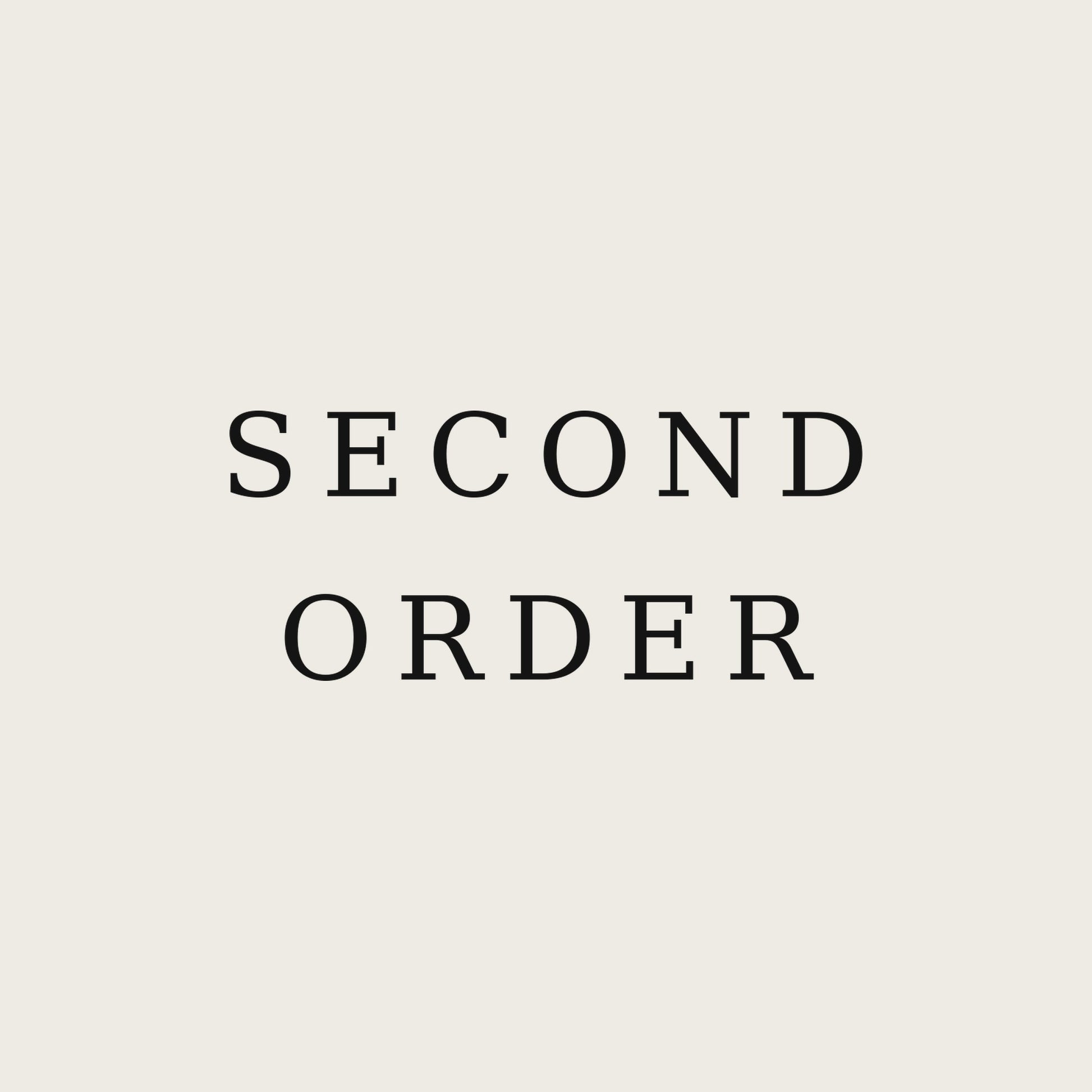 SECOND ORDER — Premium Unisex Tee — print close-up