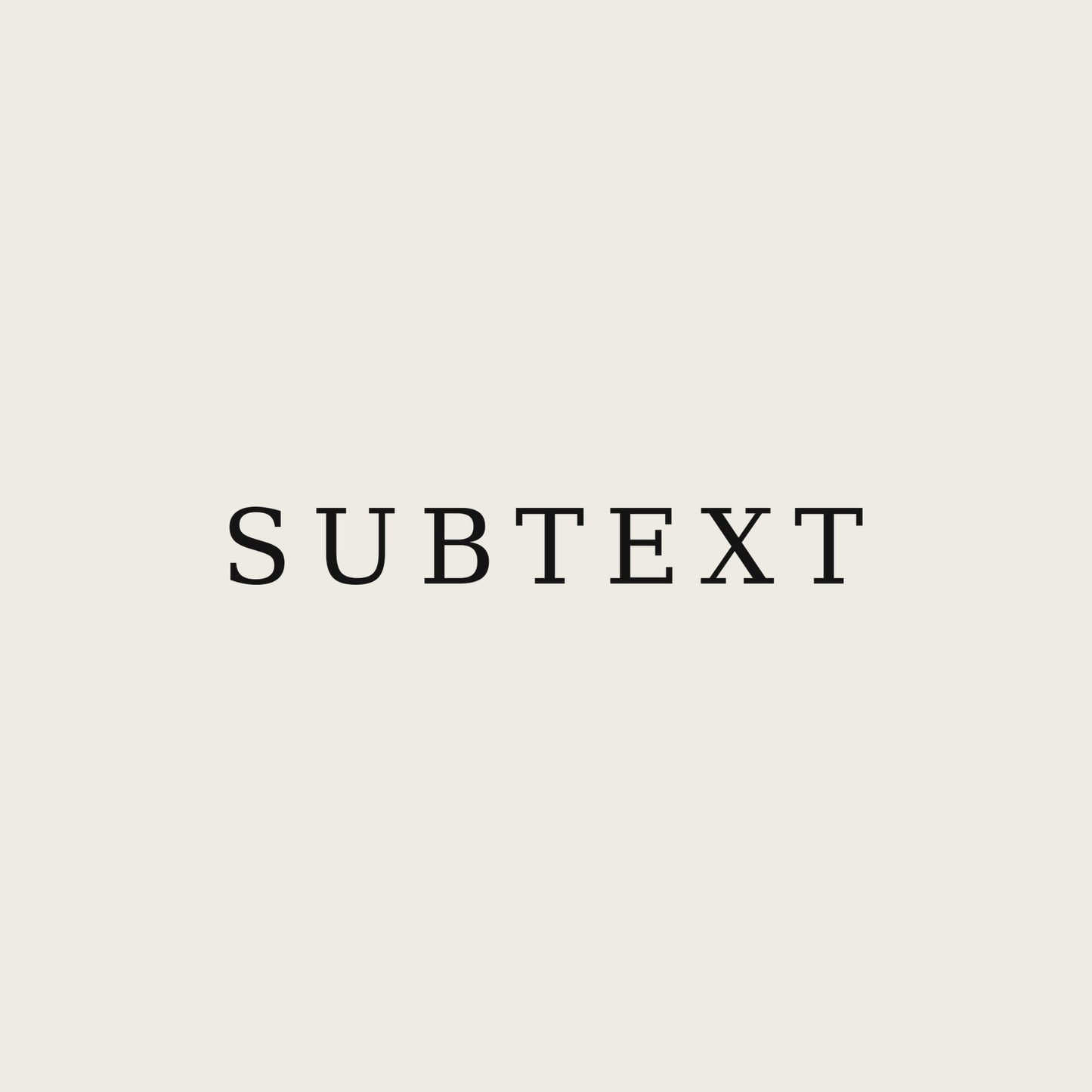 SUBTEXT — Premium Unisex Tee — print close-up